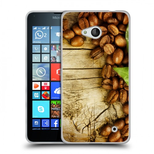 Дизайнерский пластиковый чехол для Microsoft Lumia 640 Кофе напиток