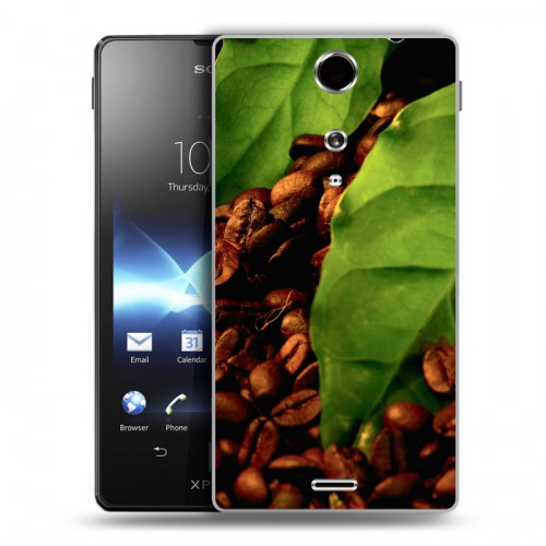 Дизайнерский пластиковый чехол для Sony Xperia TX Кофе напиток