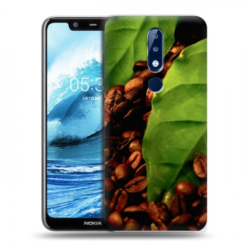 Дизайнерский силиконовый чехол для Nokia 5.1 Plus Кофе напиток