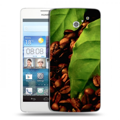 Дизайнерский пластиковый чехол для Huawei Ascend D2 Кофе напиток