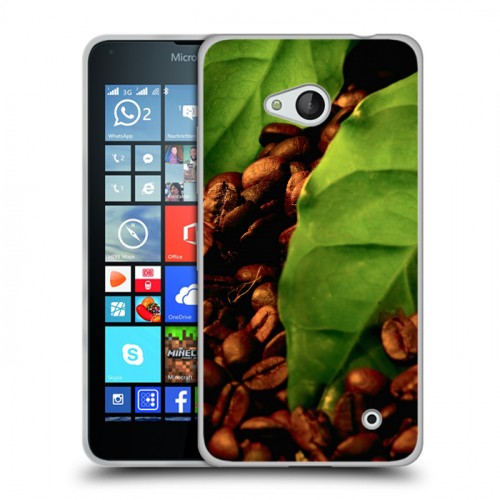 Дизайнерский пластиковый чехол для Microsoft Lumia 640 Кофе напиток