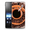 Дизайнерский пластиковый чехол для Sony Xperia TX Кофе напиток