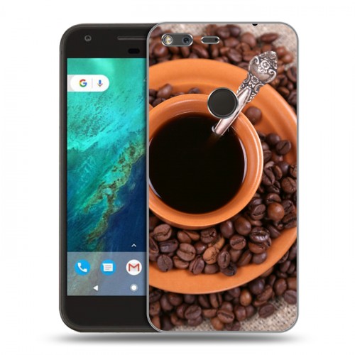 Дизайнерский пластиковый чехол для Google Pixel Кофе напиток