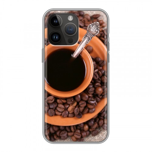 Дизайнерский пластиковый чехол для Iphone 14 Pro Max Кофе напиток