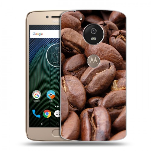 Дизайнерский силиконовый чехол для Motorola Moto G5s Кофе напиток