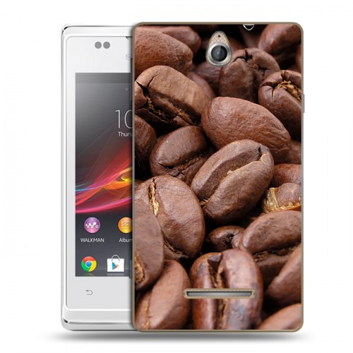 Дизайнерский пластиковый чехол для Sony Xperia E Кофе напиток