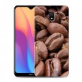 Дизайнерский силиконовый с усиленными углами чехол для Xiaomi RedMi 8A Кофе напиток