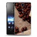 Дизайнерский пластиковый чехол для Sony Xperia TX Кофе напиток