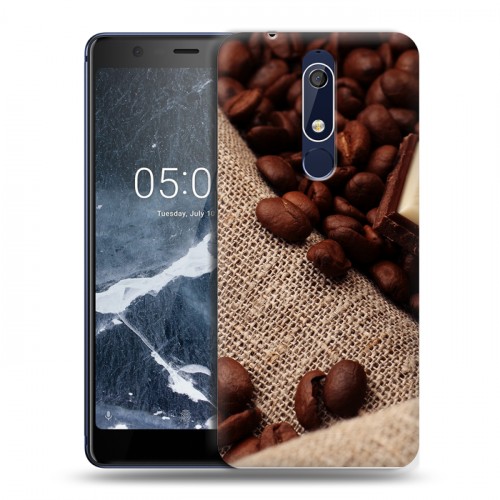 Дизайнерский пластиковый чехол для Nokia 5.1 Кофе напиток