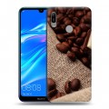 Дизайнерский пластиковый чехол для Huawei Y6 (2019) Кофе напиток