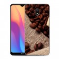 Дизайнерский силиконовый с усиленными углами чехол для Xiaomi RedMi 8A Кофе напиток