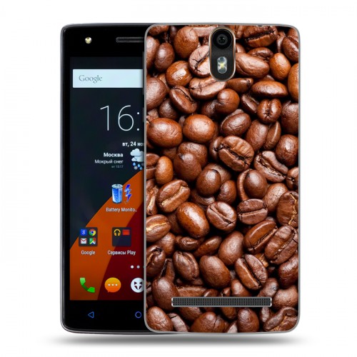 Дизайнерский силиконовый чехол для Wileyfox Storm Кофе напиток