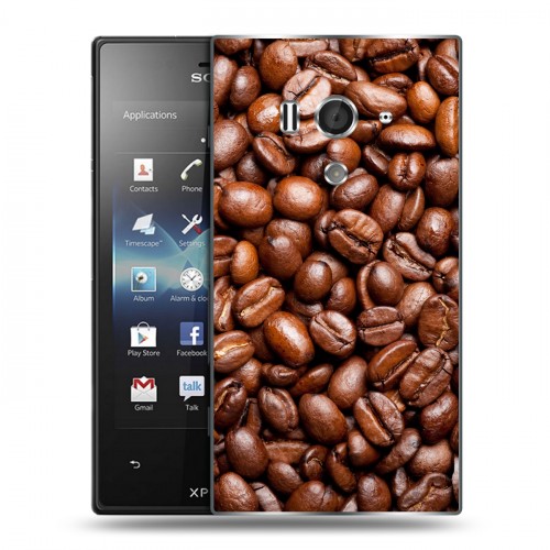 Дизайнерский пластиковый чехол для Sony Xperia acro S Кофе напиток