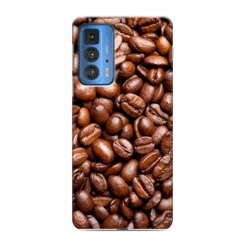 Дизайнерский силиконовый с усиленными углами чехол для Motorola Edge 20 Pro Кофе напиток