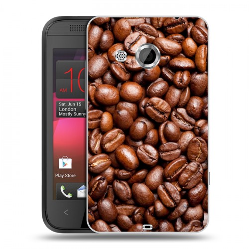 Дизайнерский пластиковый чехол для HTC Desire 200 Кофе напиток