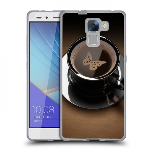 Дизайнерский пластиковый чехол для Huawei Honor 7 Кофе напиток