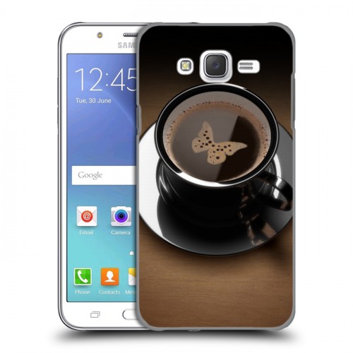 Дизайнерский пластиковый чехол для Samsung Galaxy J5 Кофе напиток