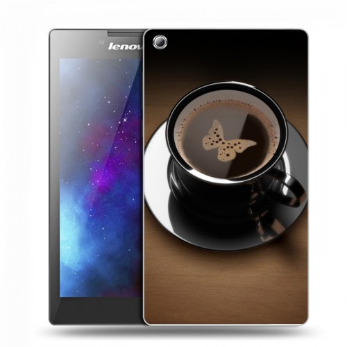 Дизайнерский силиконовый чехол для Lenovo Tab 3 7 Кофе напиток