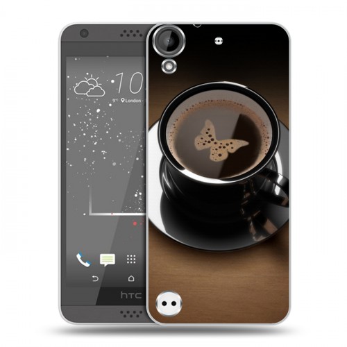 Дизайнерский пластиковый чехол для HTC Desire 530 Кофе напиток