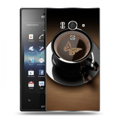 Дизайнерский пластиковый чехол для Sony Xperia acro S Кофе напиток