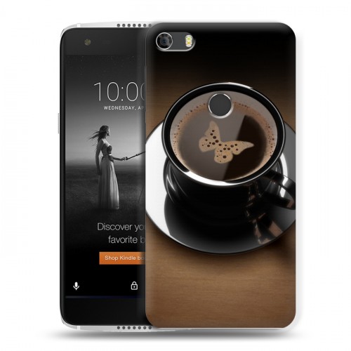 Дизайнерский силиконовый чехол для Alcatel Idol 5S Кофе напиток