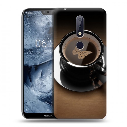 Дизайнерский пластиковый чехол для Nokia 6.1 Plus Кофе напиток