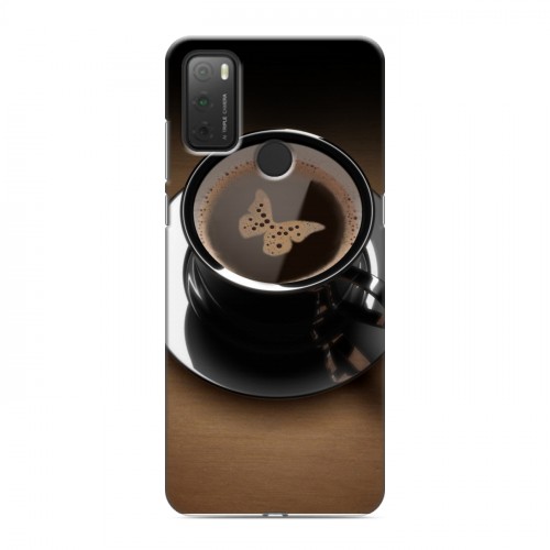 Дизайнерский силиконовый чехол для Alcatel 3L (2021) Кофе напиток