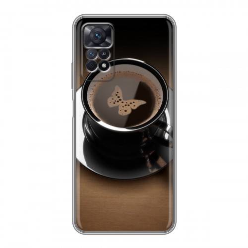 Дизайнерский пластиковый чехол для Xiaomi Redmi Note 11 Pro Кофе напиток