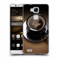 Дизайнерский пластиковый чехол для Huawei Ascend Mate 7 Кофе напиток
