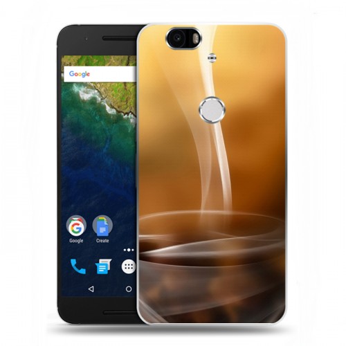 Дизайнерский силиконовый чехол для Google Huawei Nexus 6P Кофе напиток