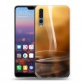 Дизайнерский силиконовый с усиленными углами чехол для Huawei P20 Pro Кофе напиток