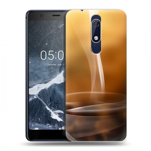 Дизайнерский пластиковый чехол для Nokia 5.1 Кофе напиток