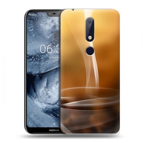 Дизайнерский пластиковый чехол для Nokia 6.1 Plus Кофе напиток