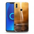 Дизайнерский силиконовый чехол для Alcatel 5V Кофе напиток