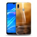 Дизайнерский пластиковый чехол для Huawei Y6 (2019) Кофе напиток