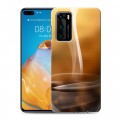 Дизайнерский пластиковый чехол для Huawei P40 Кофе напиток