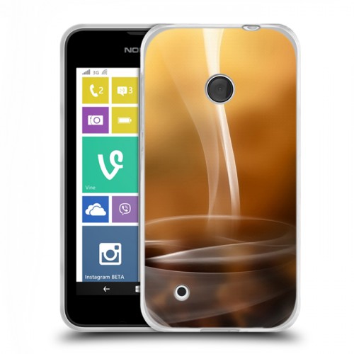 Дизайнерский пластиковый чехол для Nokia Lumia 530 Кофе напиток