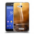 Дизайнерский пластиковый чехол для Sony Xperia E4g Кофе напиток