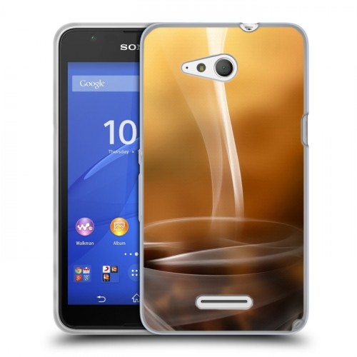 Дизайнерский пластиковый чехол для Sony Xperia E4g Кофе напиток