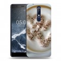 Дизайнерский пластиковый чехол для Nokia 5.1 Кофе напиток