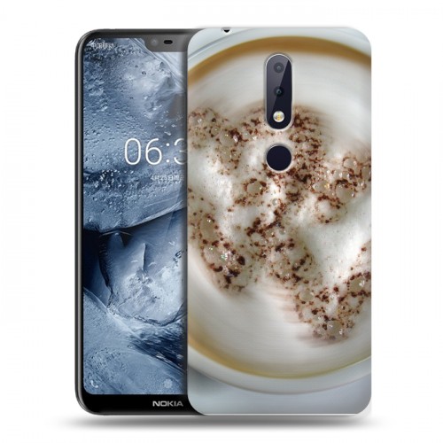 Дизайнерский пластиковый чехол для Nokia 6.1 Plus Кофе напиток