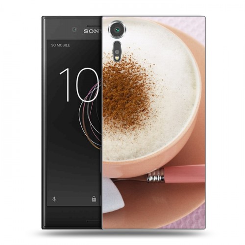 Дизайнерский пластиковый чехол для Sony Xperia XZs Кофе напиток