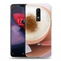 Дизайнерский пластиковый чехол для OnePlus 6 Кофе напиток