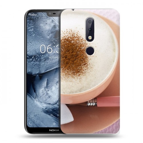 Дизайнерский пластиковый чехол для Nokia 6.1 Plus Кофе напиток