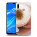 Дизайнерский пластиковый чехол для Huawei Y6 (2019) Кофе напиток