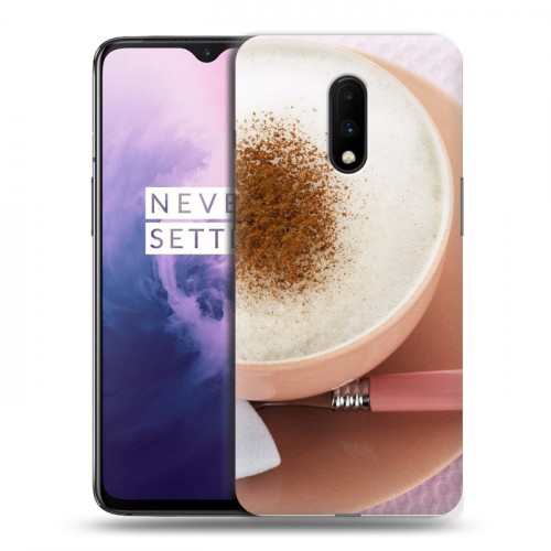 Дизайнерский пластиковый чехол для OnePlus 7 Кофе напиток