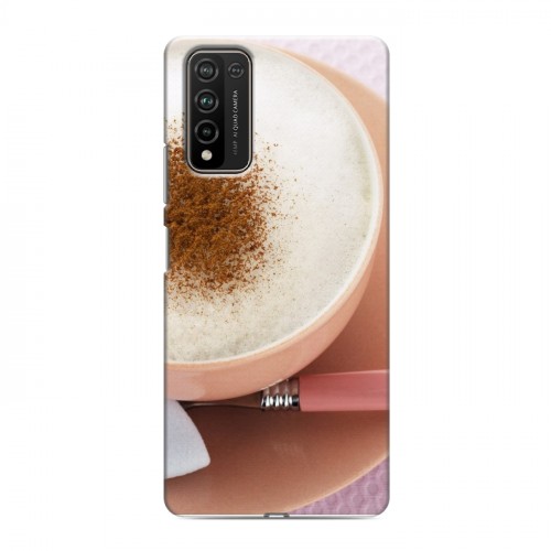 Дизайнерский пластиковый чехол для Huawei Honor 10X Lite Кофе напиток