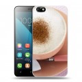 Дизайнерский пластиковый чехол для Huawei Honor 4X Кофе напиток