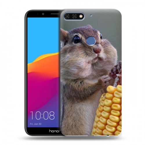 Дизайнерский пластиковый чехол для Huawei Honor 7C Pro Кукуруза