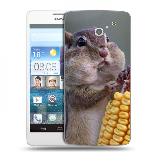 Дизайнерский пластиковый чехол для Huawei Ascend D2 Кукуруза